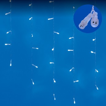 Бахрома светодиодная UNIEL ULD-B6007-200/STK WHITE IP44 со статическим свечением, 6м