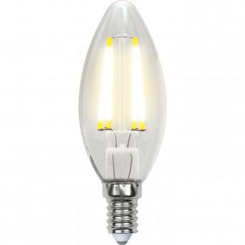 Лампа светодиодная UNIEL LED-C35-6W/WW/E14/CL PLS02WH картон Лампа светодиодная UNIEL LED-C35-6W/WW/E14/CL PLS02WH картон