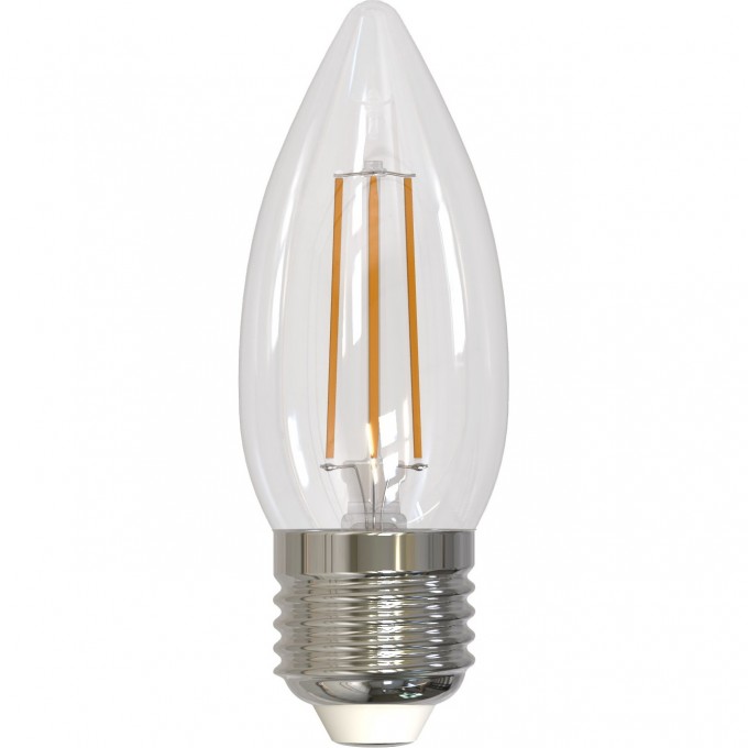 Лампа светодиодная UNIEL LED-C35-9W/3000K/E27/CL PLS02WH картон UL-00005162