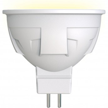 Лампа светодиодная UNIEL LED-JCDR 6W/WW/GU5.3/FR PLP01WH картон Лампа светодиодная UNIEL LED-JCDR 6W/WW/GU5.3/FR PLP01WH картон