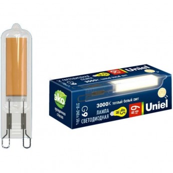 Светодиодная лампа UNIEL LED-JCD-6W/3000K/G9/CL GLZ08TR Светодиодная лампа UNIEL LED-JCD-6W/3000K/G9/CL GLZ08TR